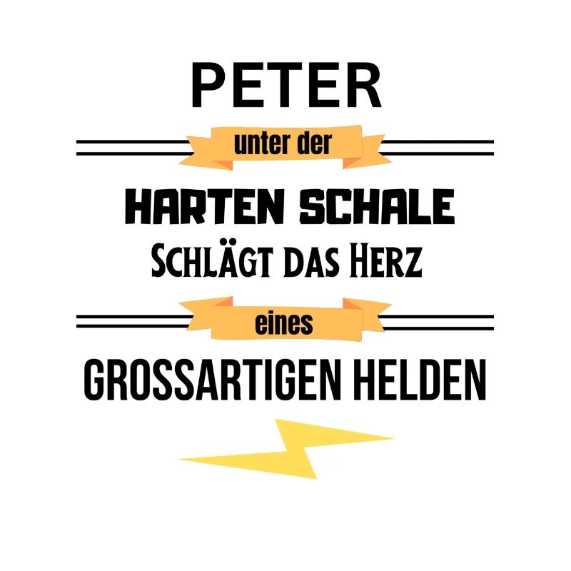 Peter unter harte Schale eines Großartigen Helden