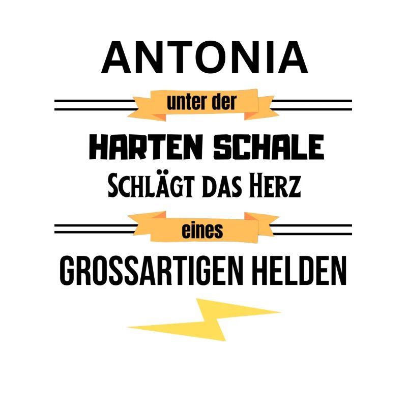Antonia unter harte Schale eines Großartigen Helde
