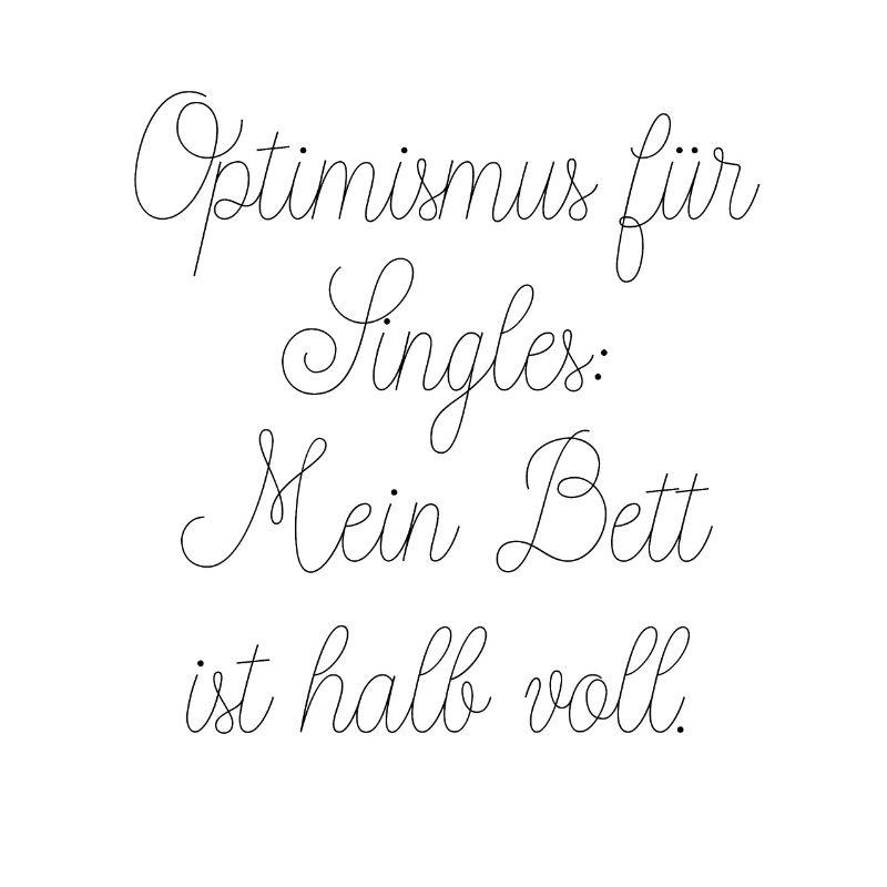 Singles mit Optimismus