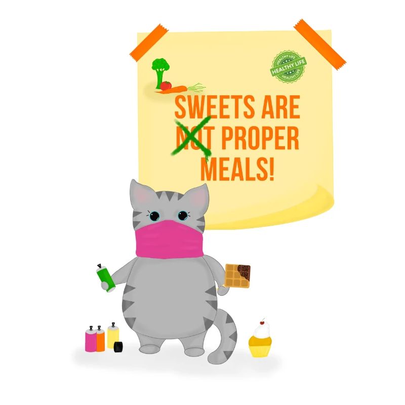 Sweets are not proper meals