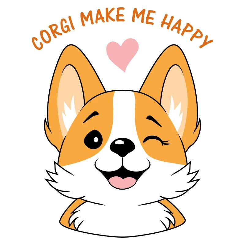 Corgi make me happy