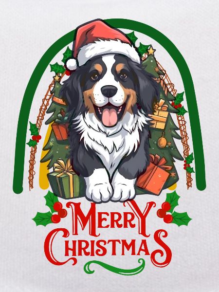 Bernese Mountain Dog Christmas