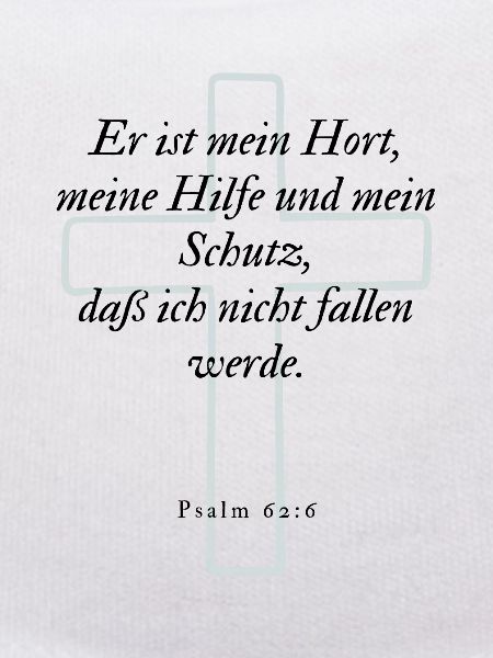 Bibelvers - Psalm 62,6