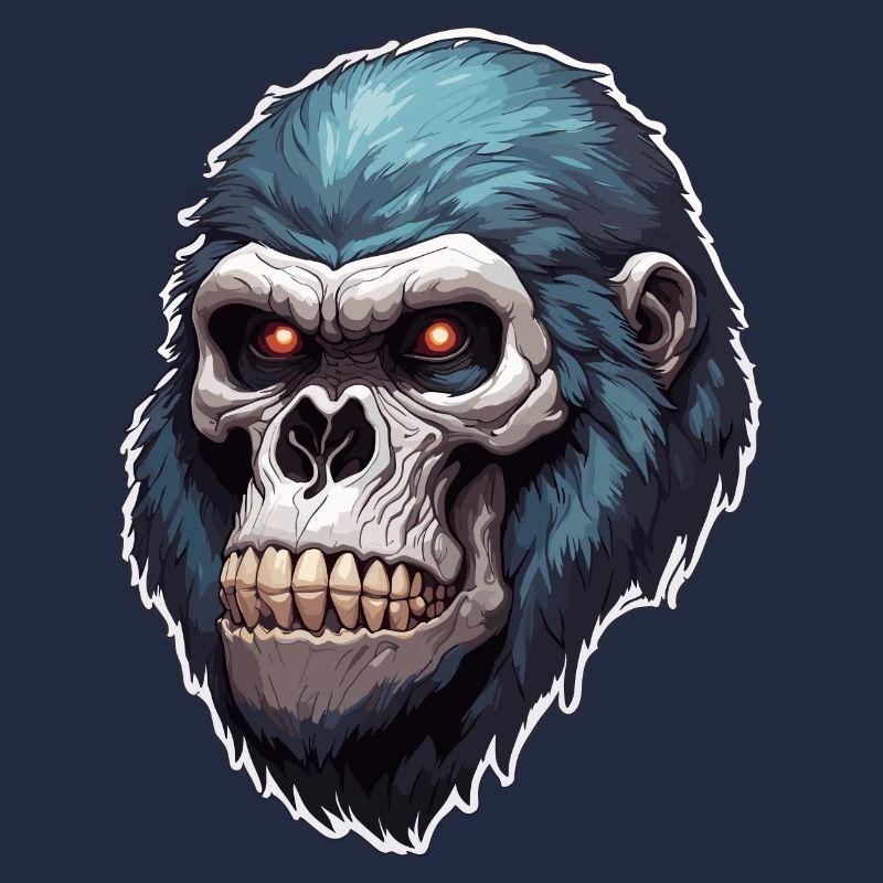 Gorilla Skull / Animal / Wild / Monkey / Primate