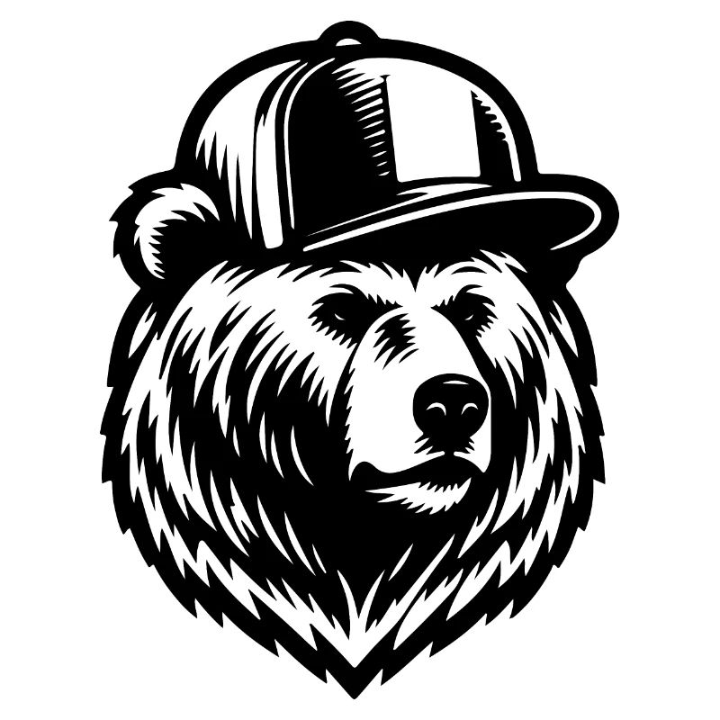 Cool Grizzly (Schwarz)