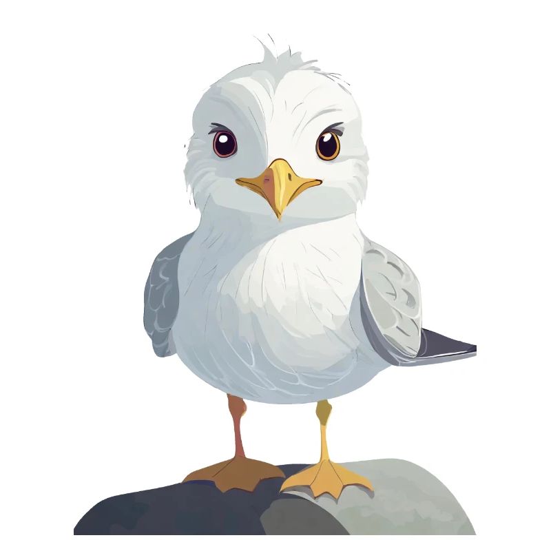 mouette mignonne