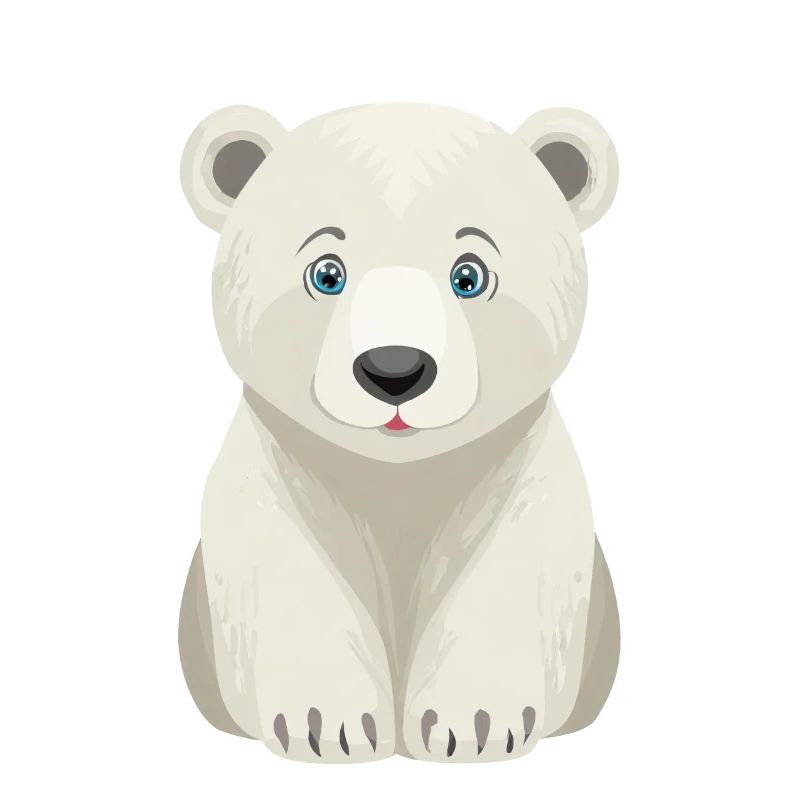 Cute polar bear