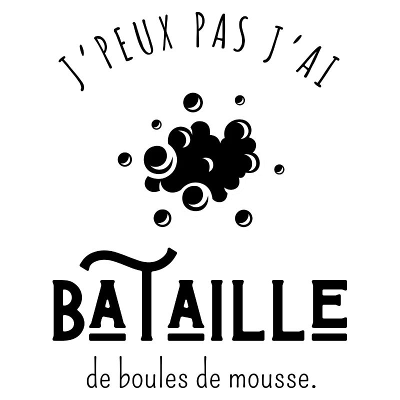 J’peux pas j’ai bataille de boules de mousse