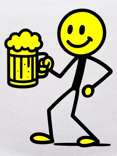 Bière Stick Figure