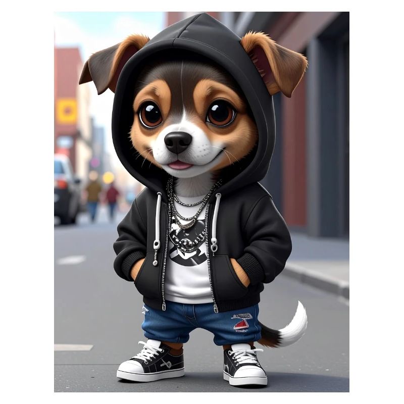 Street Pup Kapuzenpullover