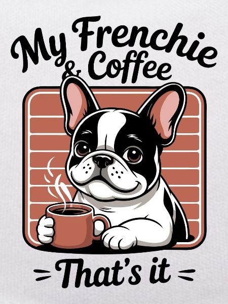 Frenchie French Bulldog Cartoon
