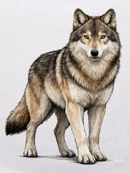 Animal loup