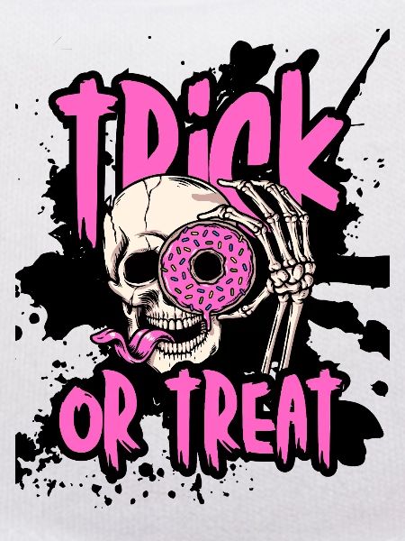 Donut au crâne pour Halloween