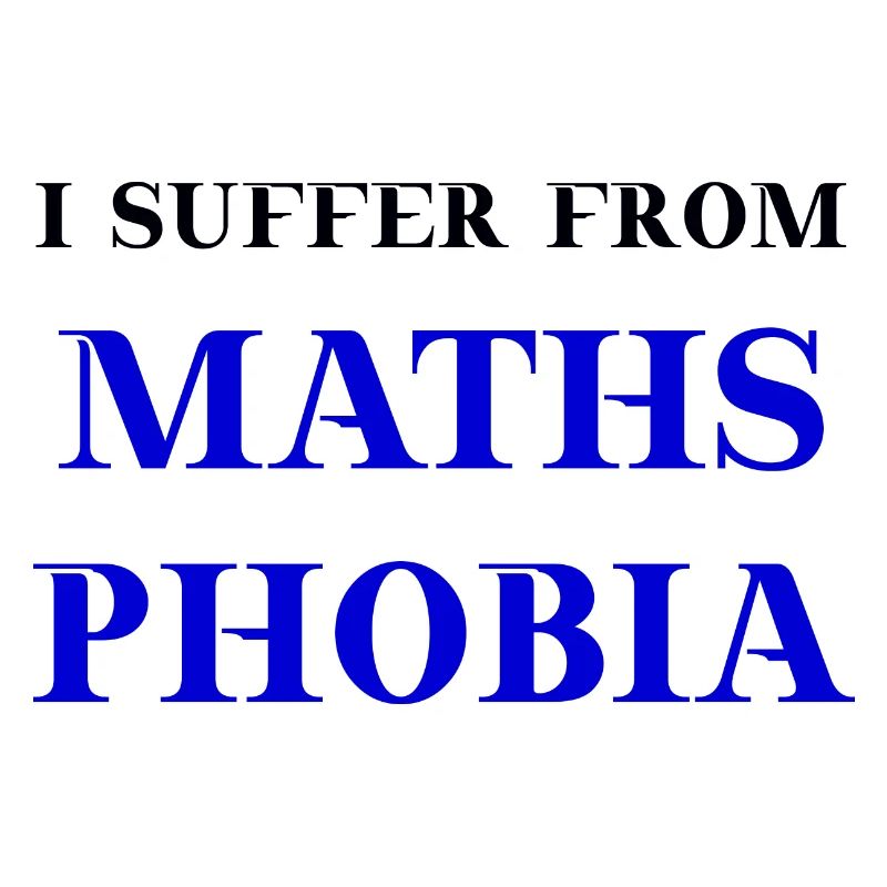 math phobie idée cadeau drôle math drôle