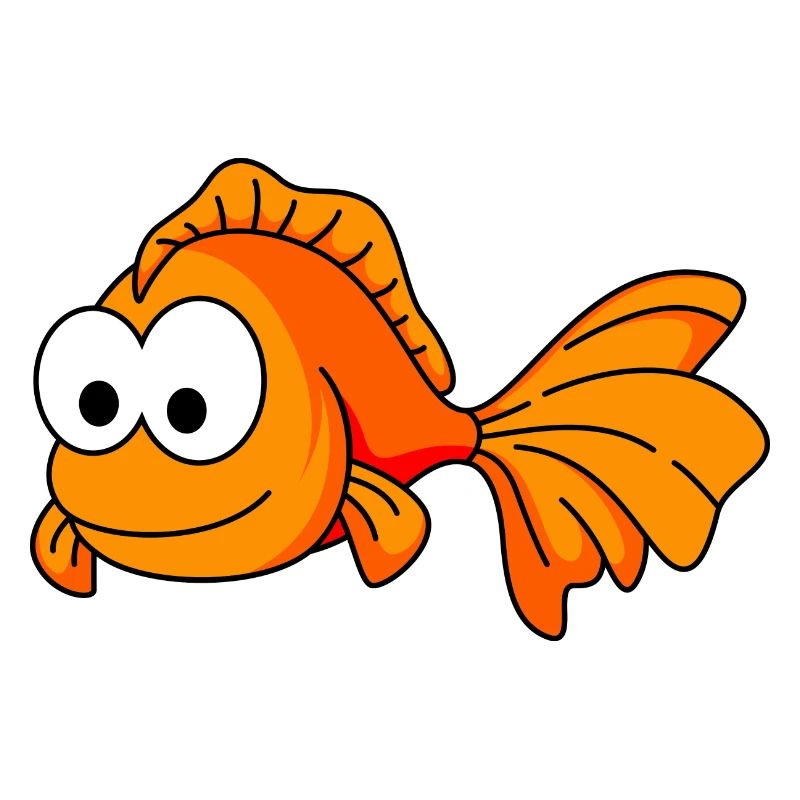 Goldfisch Comic Tier