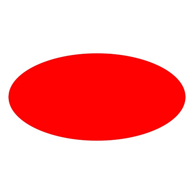Background oval red