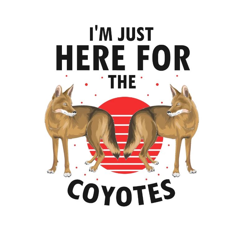 Conception de chasseur de coyote pour la chasse au coyote