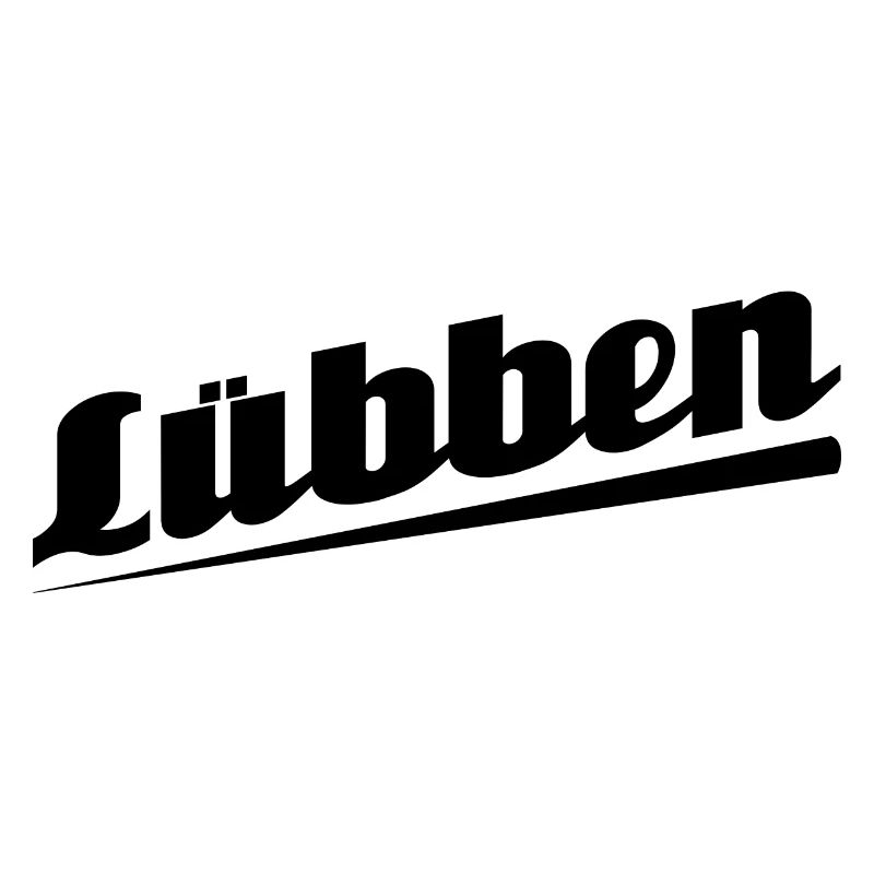Lübben - Textdesign mit Stadtnamen