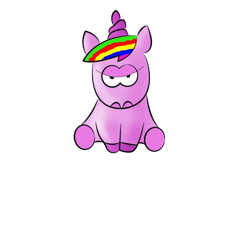 Wütendes Einhorn