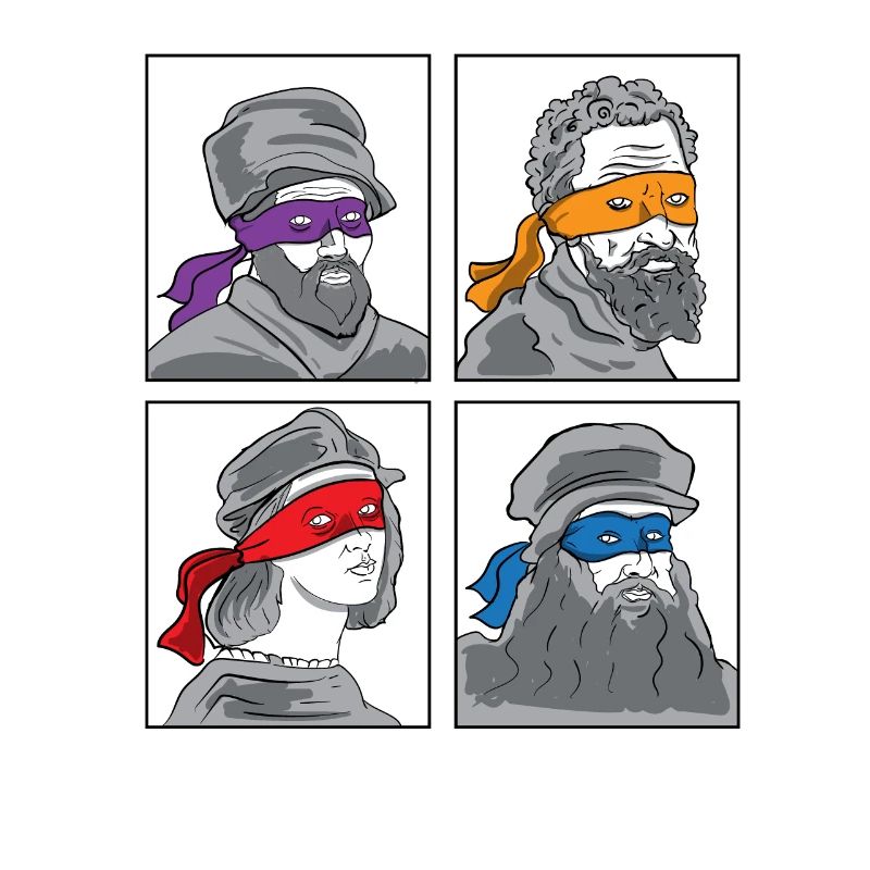 Leonardo Donatello Michelangelo Raphael Geschenk