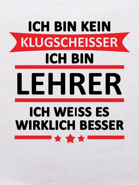 Tshirt für Lehrer