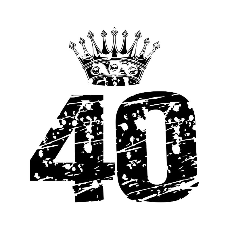 40 Zahl Krone