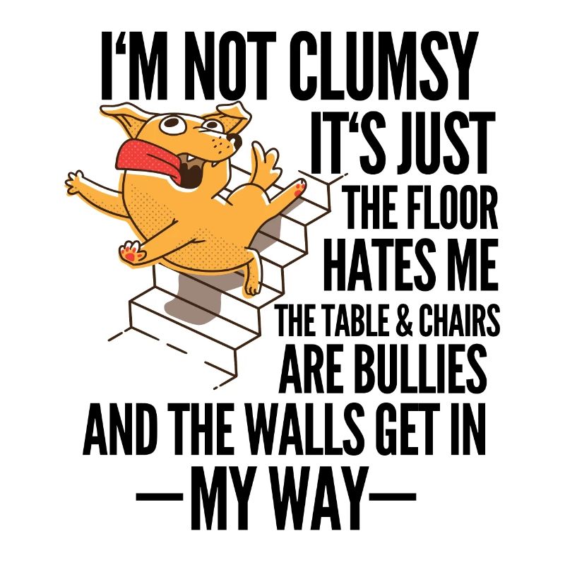 Funny clumsy gift sarcasm