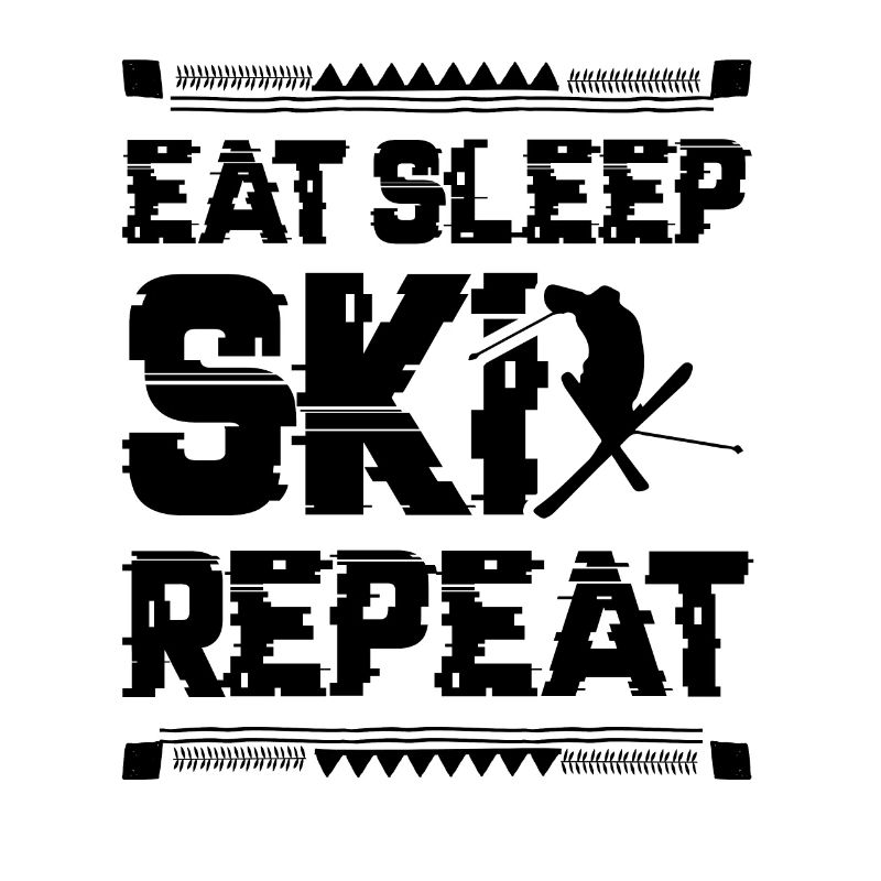 Eat Sleep Ski Repeat