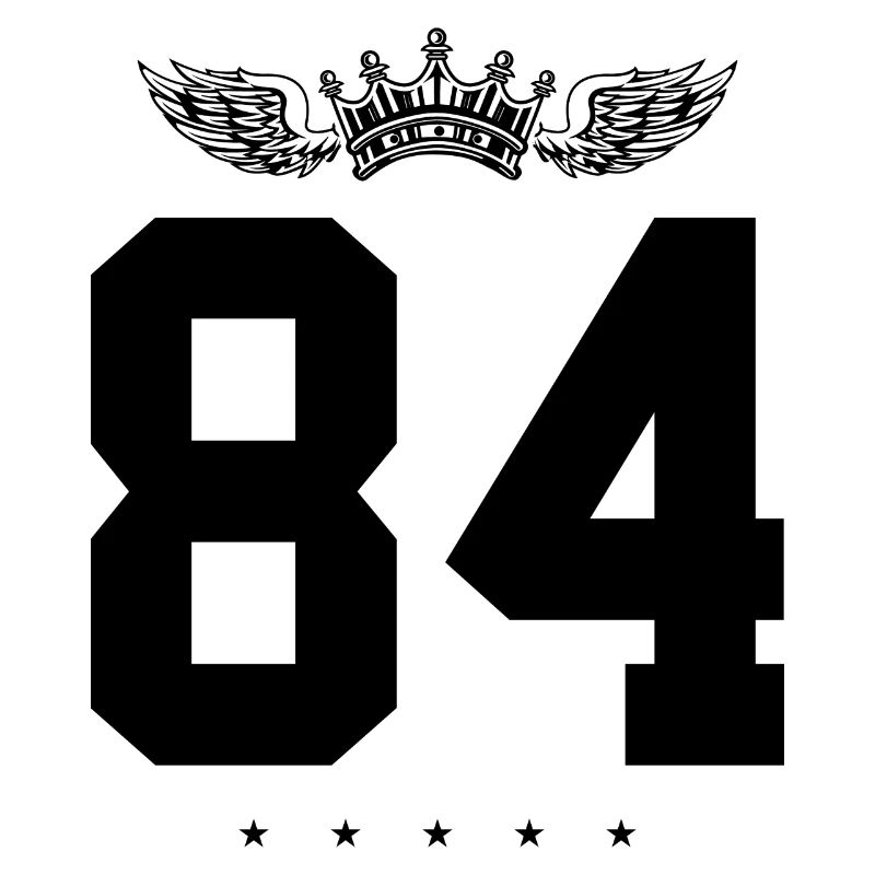 84 Number crown