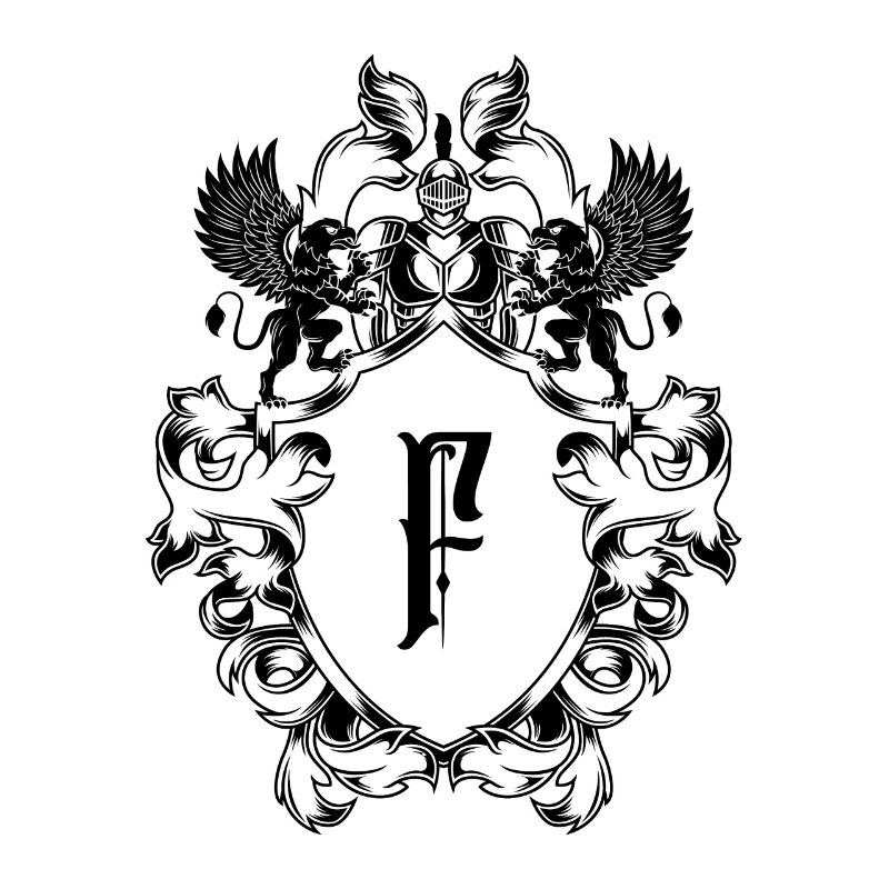 F Buchstabe Wappen