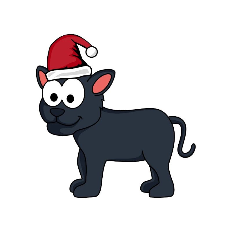 Panther Comic Christmas