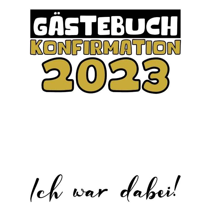 Konfirmation 2023 Gästebuch Mädchen Jungen Jugend