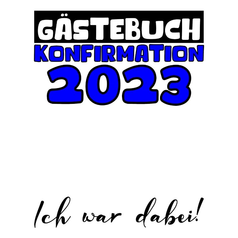 Konfirmation 2023 Gästebuch Mädchen Jungen Jugend