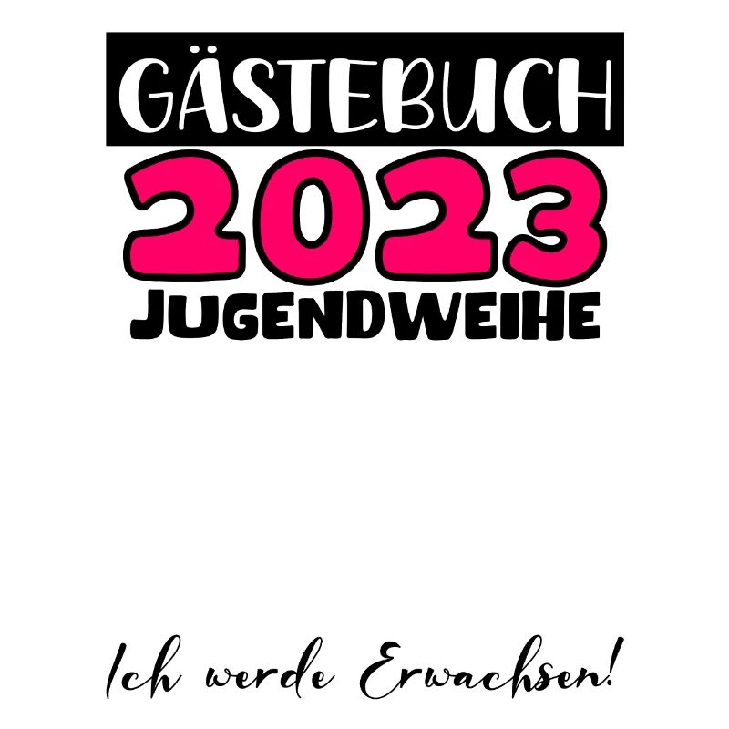 Jugendweihe 2023 Gästebuch Mädchen Jungen Fun Deko