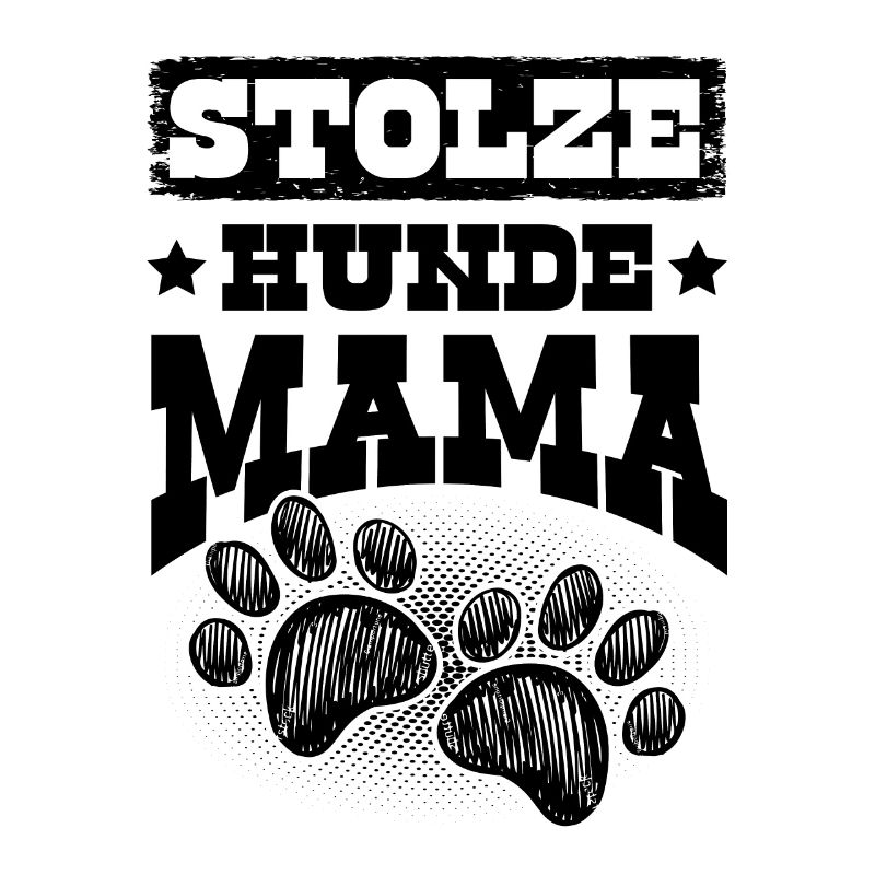 Stolze Hunde mama