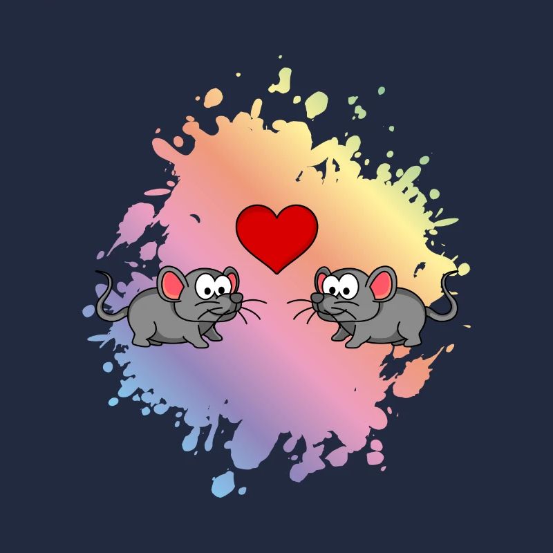 Mouse Comic Couple Love
