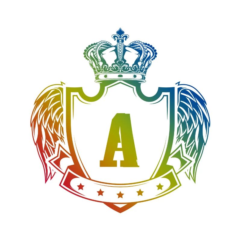 A Buchstabe Wappen
