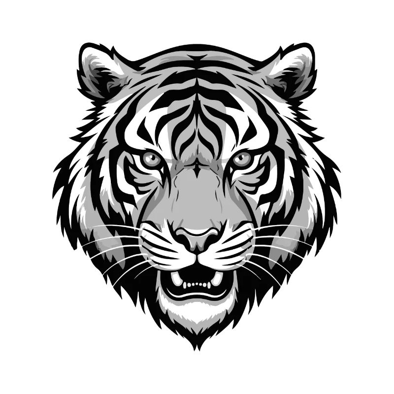 Tiger Kopf