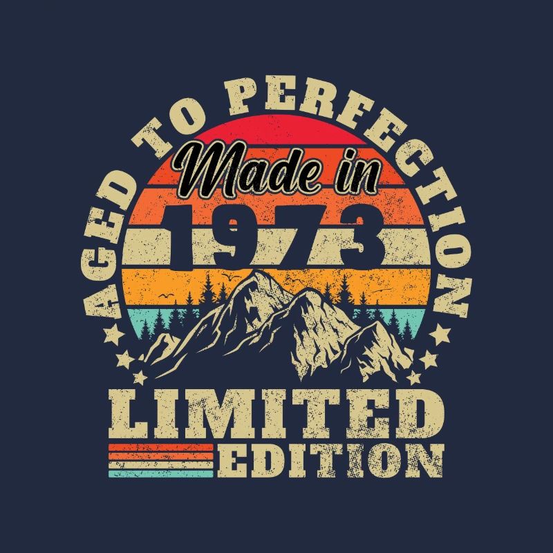 1973 Vintage Retro Geburtstagsgeschenk