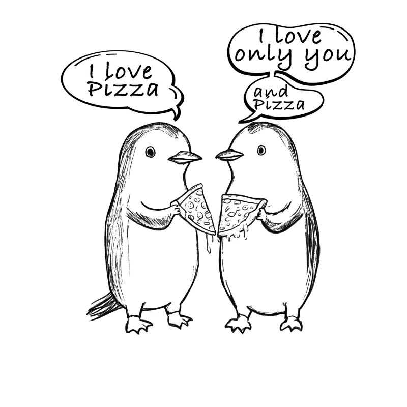J’adore Pizza Penguins
