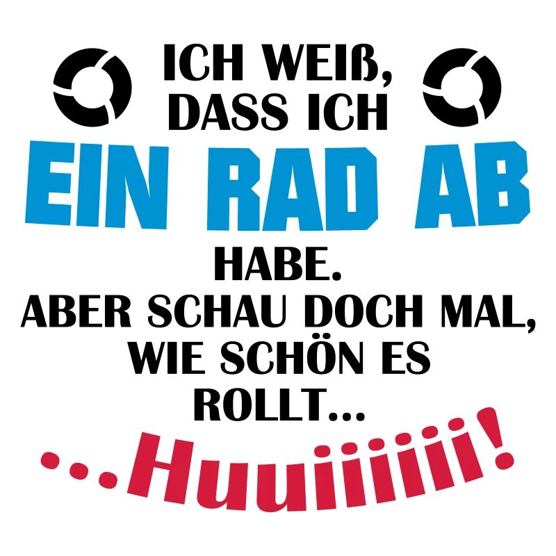 Ein Rad ab