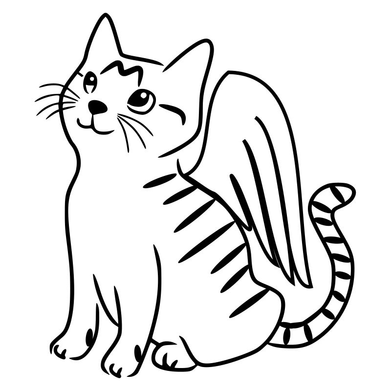 Katze Schutzengel Mau