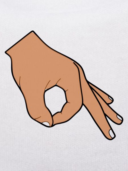 looked in hand