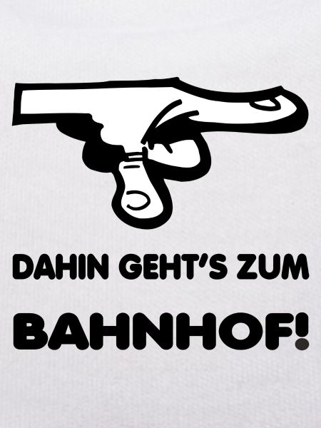 Dahin gehts zum Bahnhof!