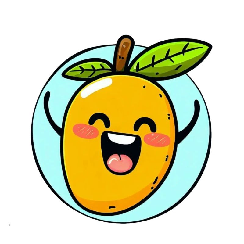Fröhliche Mango