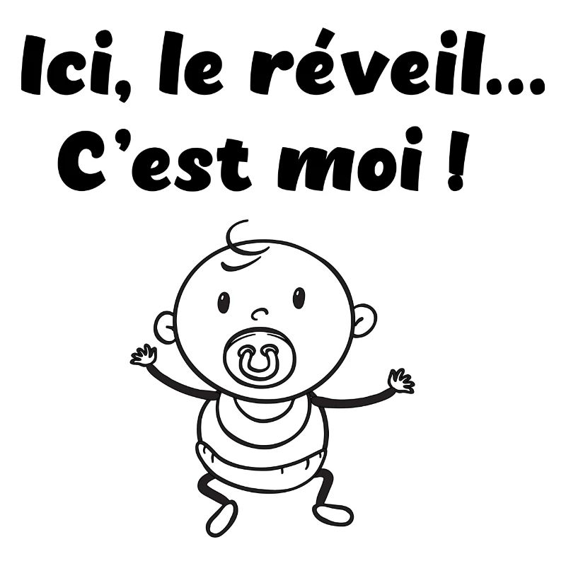 Ici, le réveil c'est moi ! bébé lolette