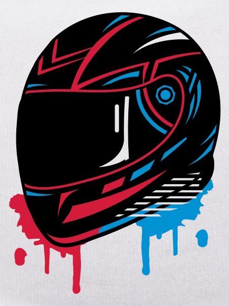 Motorcycle helmet Graffiti