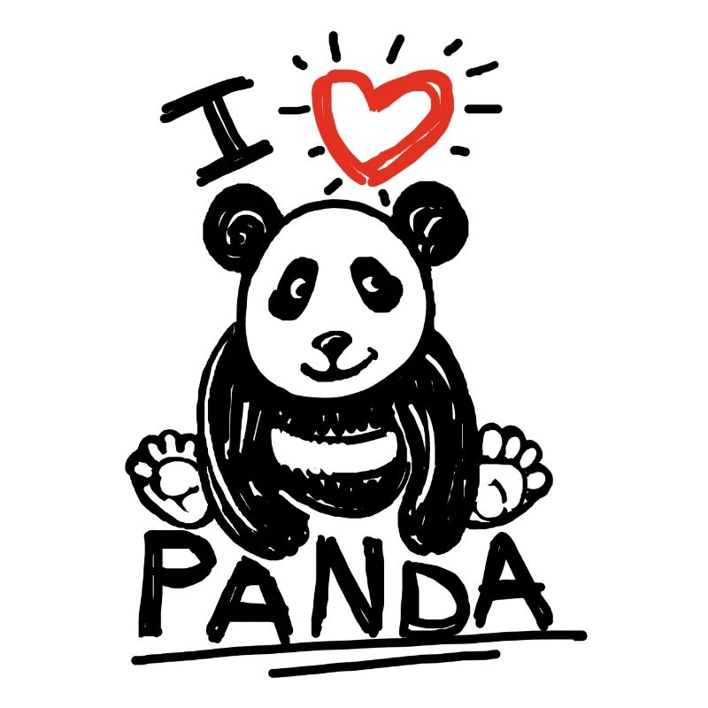bébé panda assis