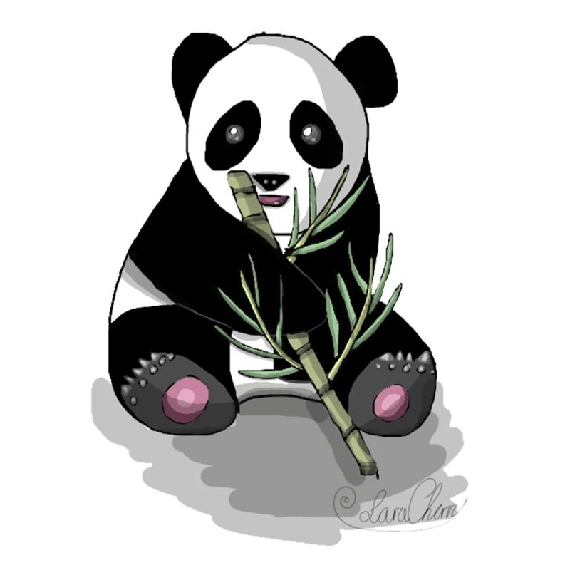 Süßer Panda in Comicart - by Cherrystone