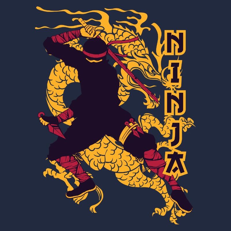 Ninja Japanischer Drache